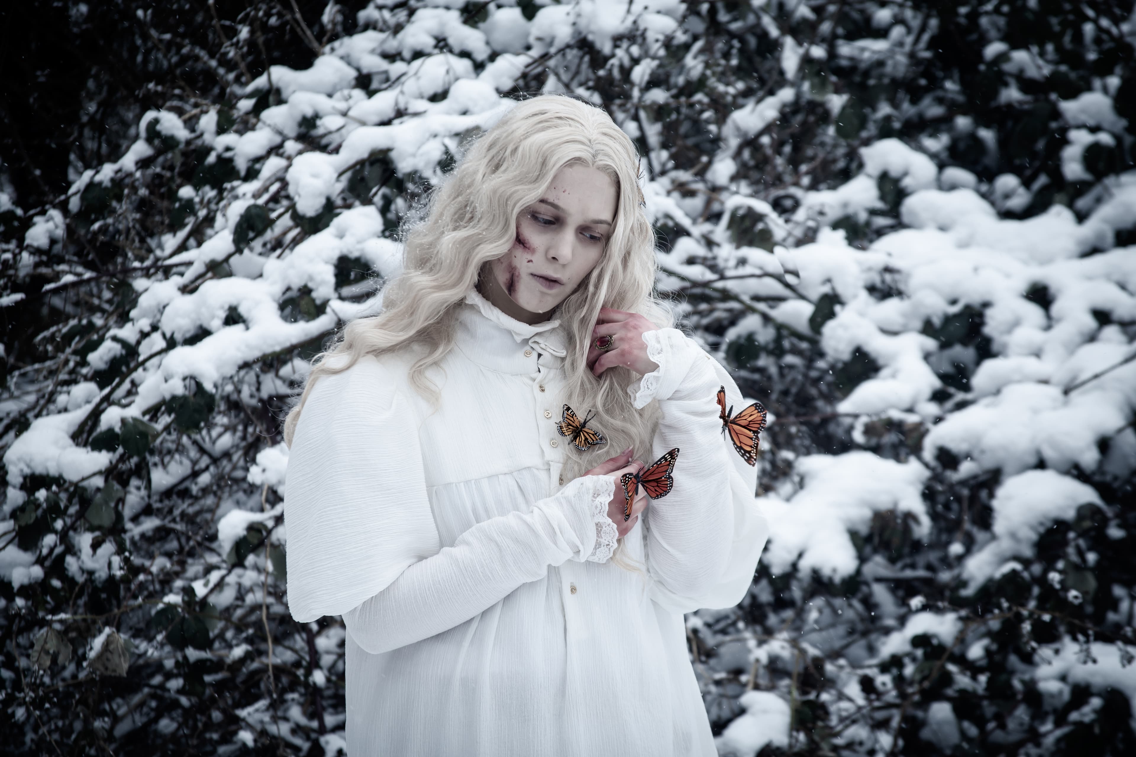 Photograph from the Crimson Peak Cosplay project.